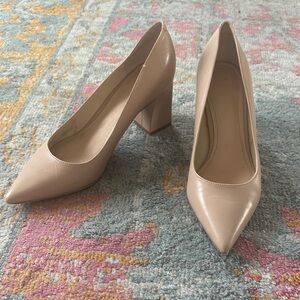 Marc Fischer LTD Nude Women's Block Heel Pumps